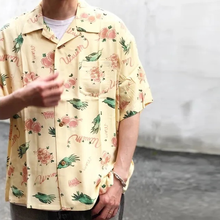 LAST PCS: VISVIM WALLIS SHIRT S/S SUNNYBIRD - YELLOW SIZE 3 PRE ORDER ITEM (預訂中)