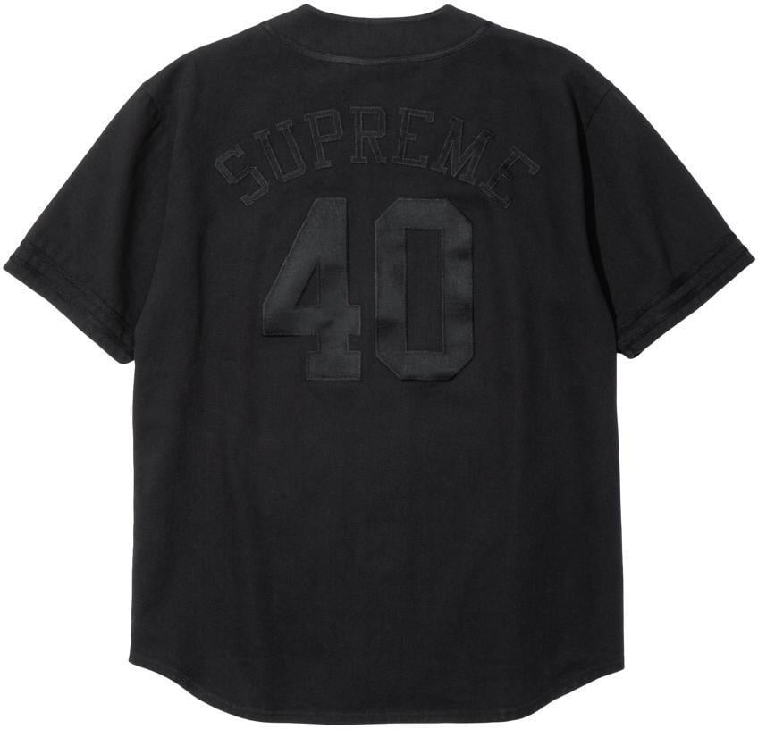 SUPREME 40 ACRES TWILL BASEBALL JERSEY 兩色