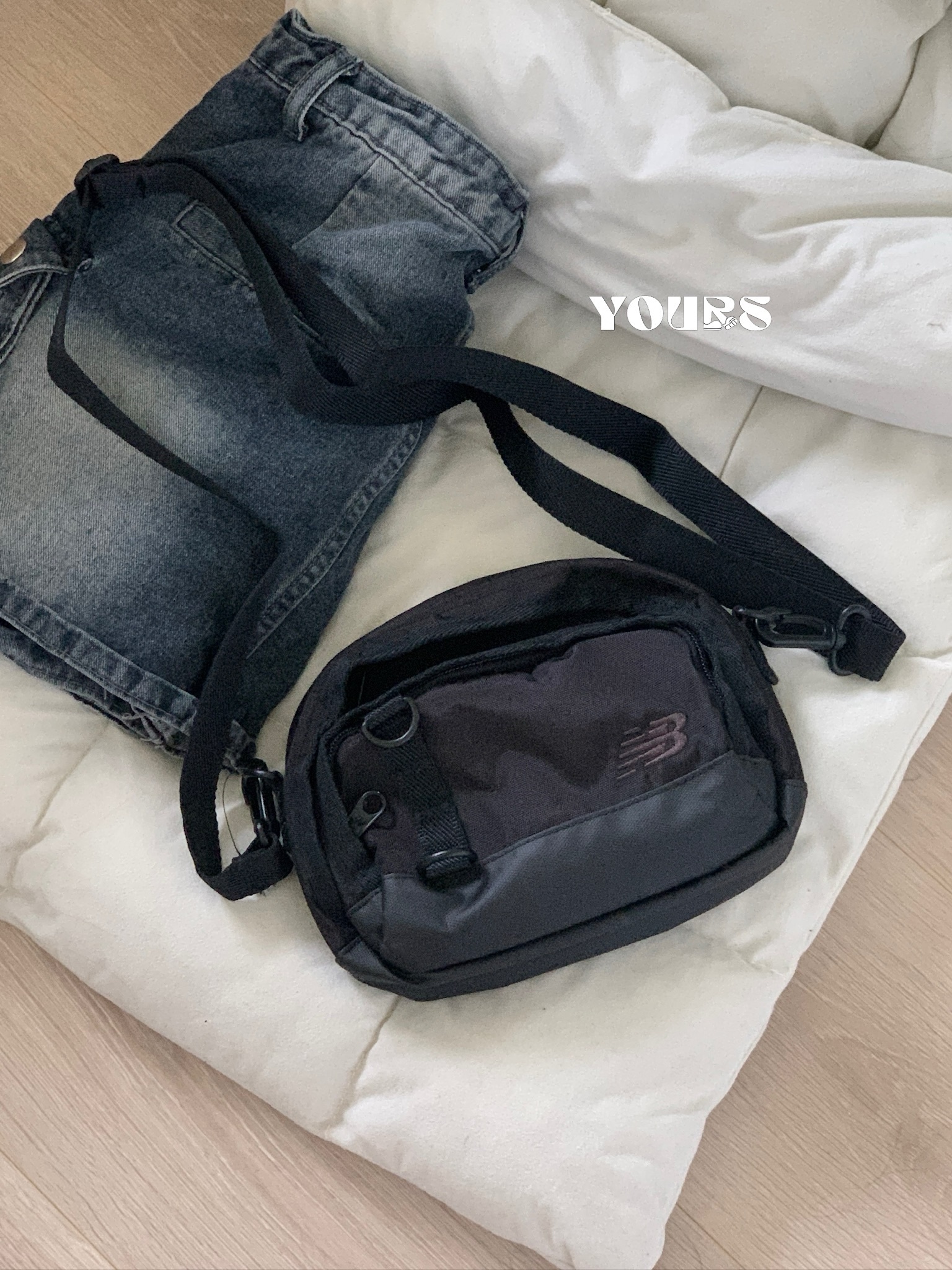 New Balance Athletics Sling 肩背包 3.5L LAB23201BK