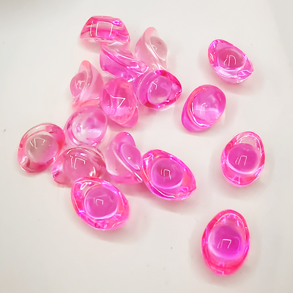 粉紅水晶琉璃元寶1.4公分4顆【十方】154795