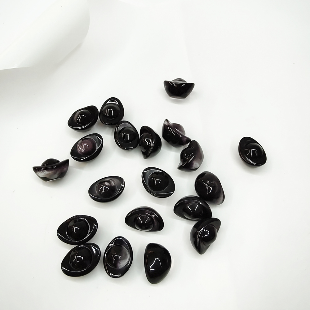 黑水晶琉璃元寶1.4公分4顆【十方】154791