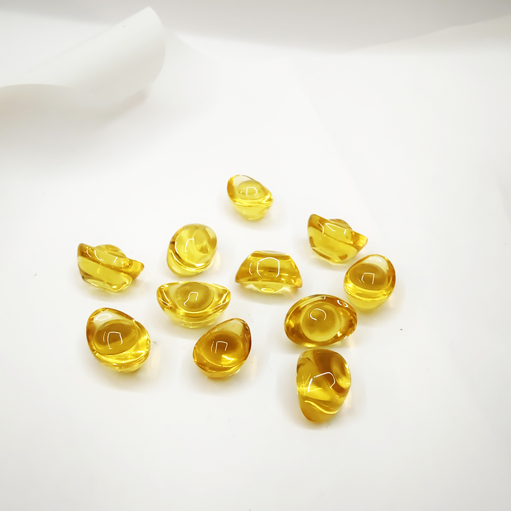 黃水晶琉璃元寶1.4公分4顆【十方】154793