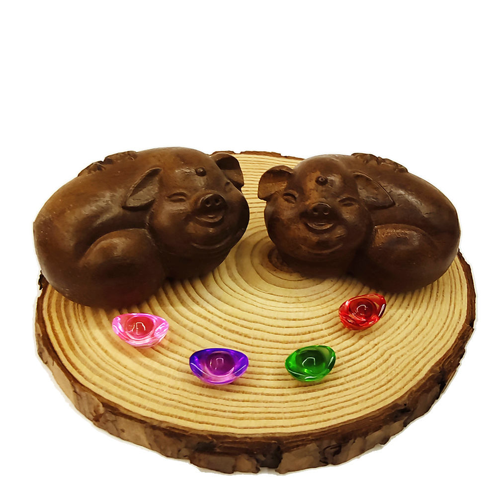 諸事圓滿{土沉木雕}&元寶&木座【十方】154790