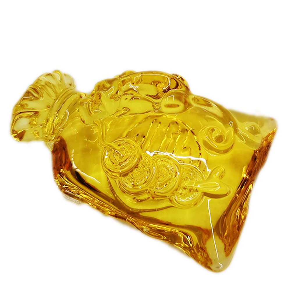 咬錢貔貅黃金琉璃寶袋【十方】148891