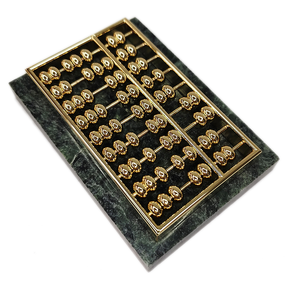 金算盤 開運招財 擺件 文鎮【十方】146155