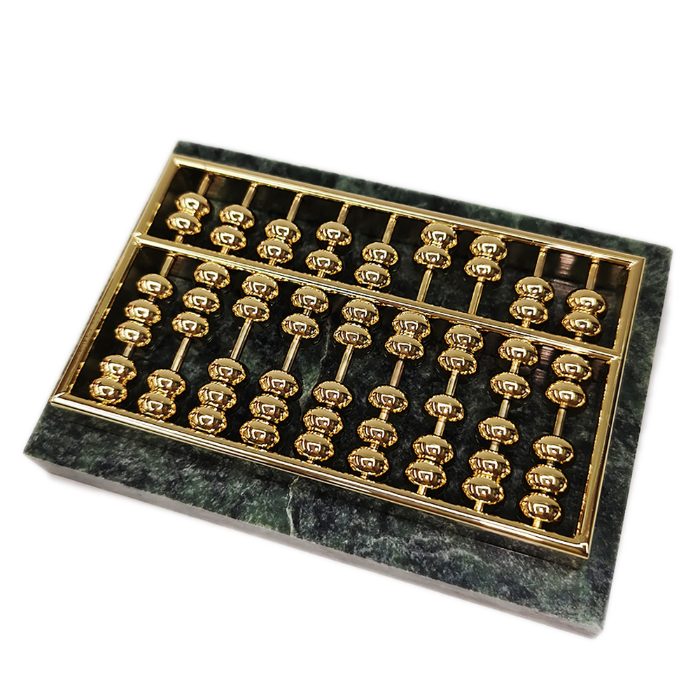 金算盤 開運招財 擺件 文鎮【十方】146155