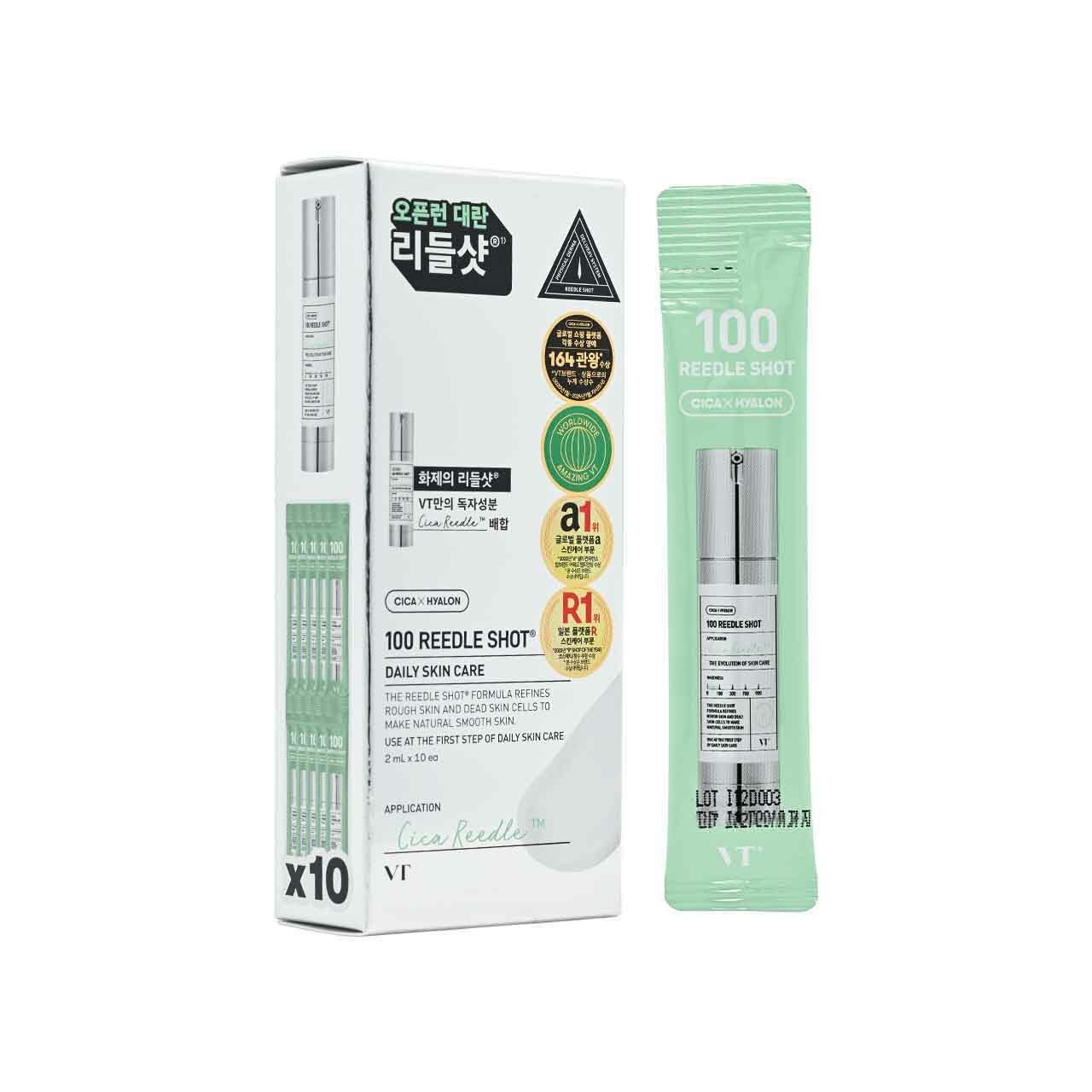 VT 塗抹式微針精華100 旅行裝 2毫升×10條