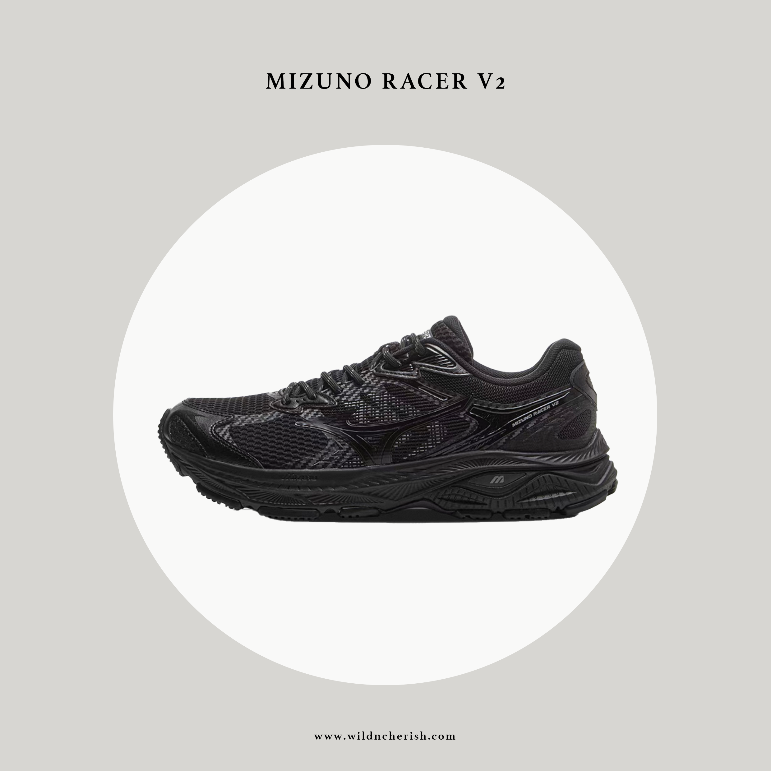 預訂 | Mizuno Racer V2 黑色