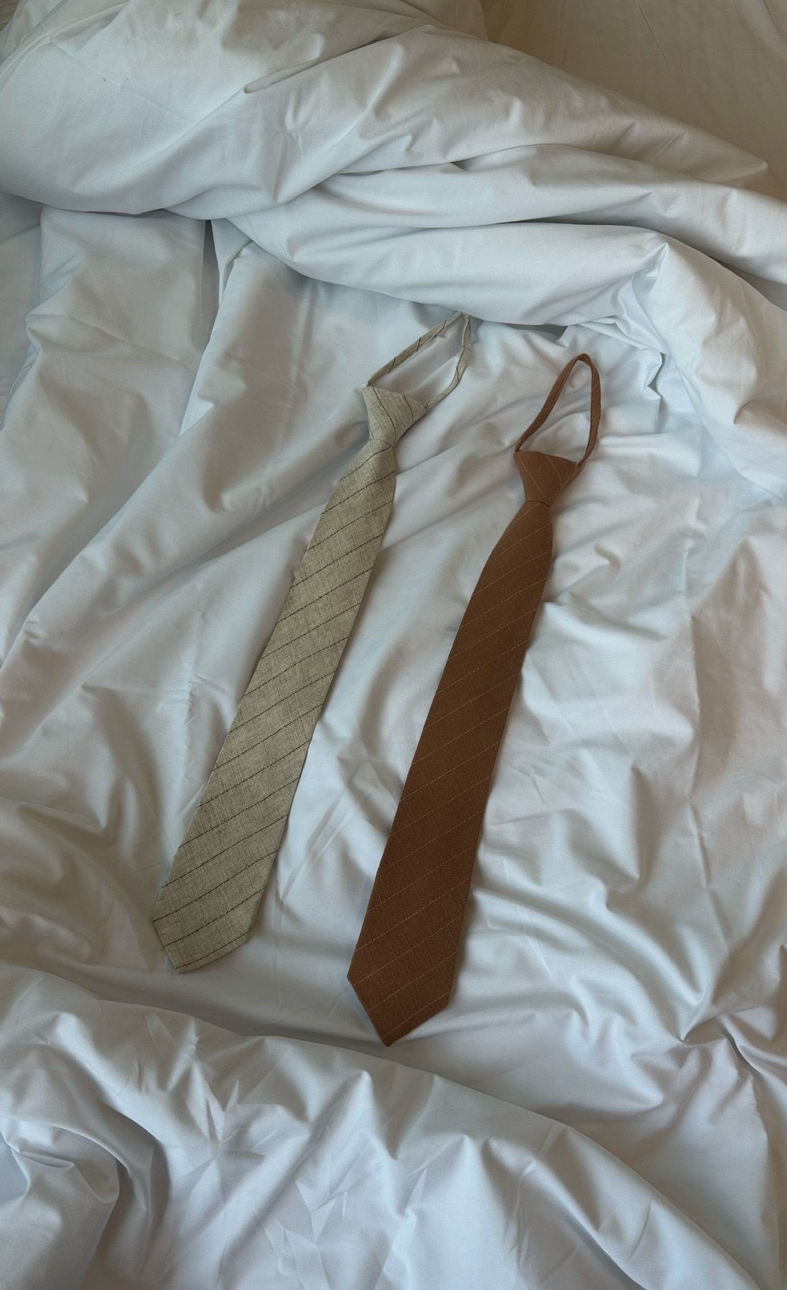 漂木亞麻斜紋領帶