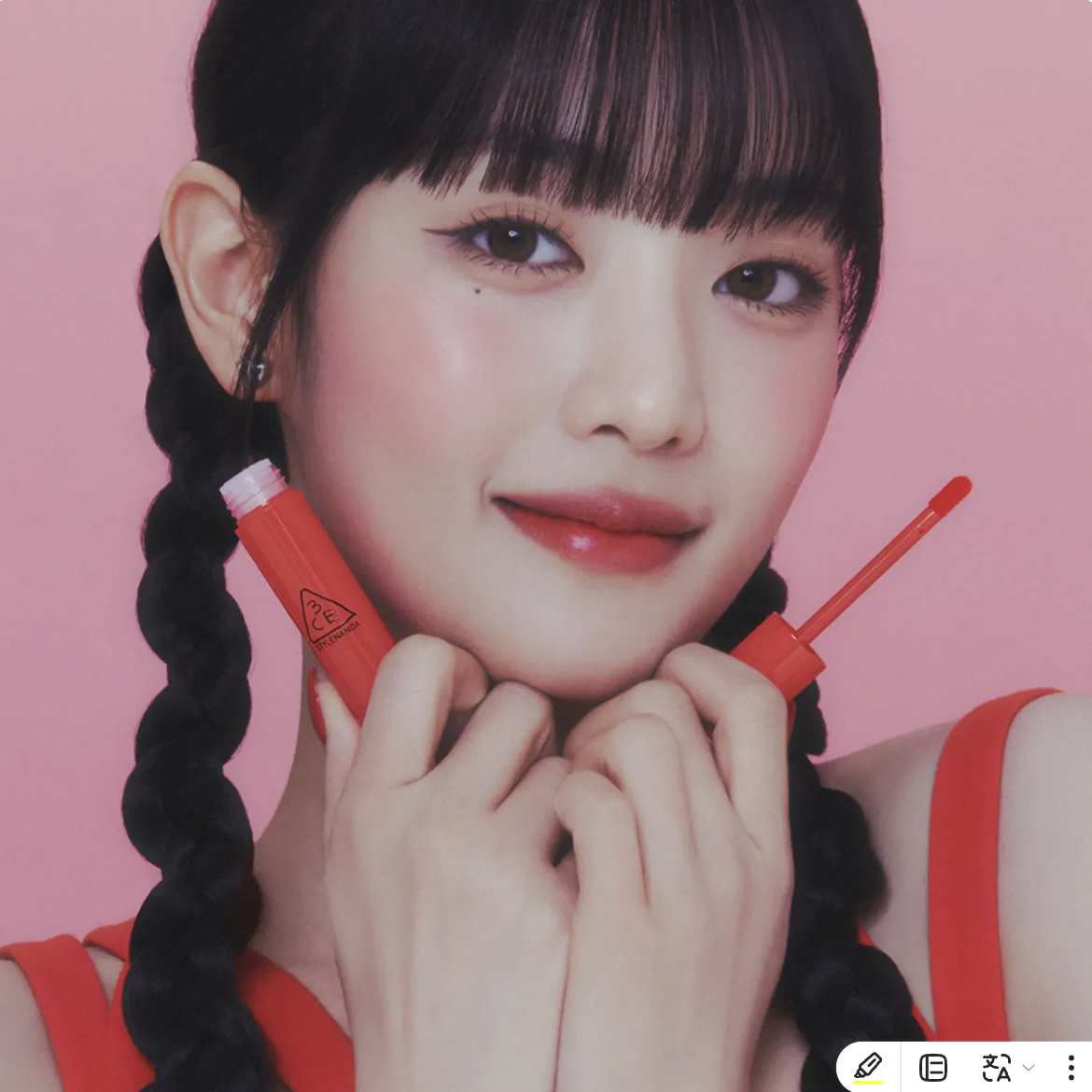 3CE 水潤光澤持久唇彩【5款色號】