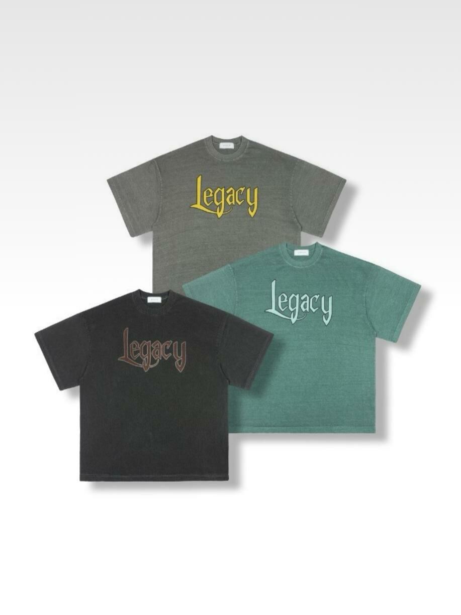 洗水英文字短袖Tee 40324-007T