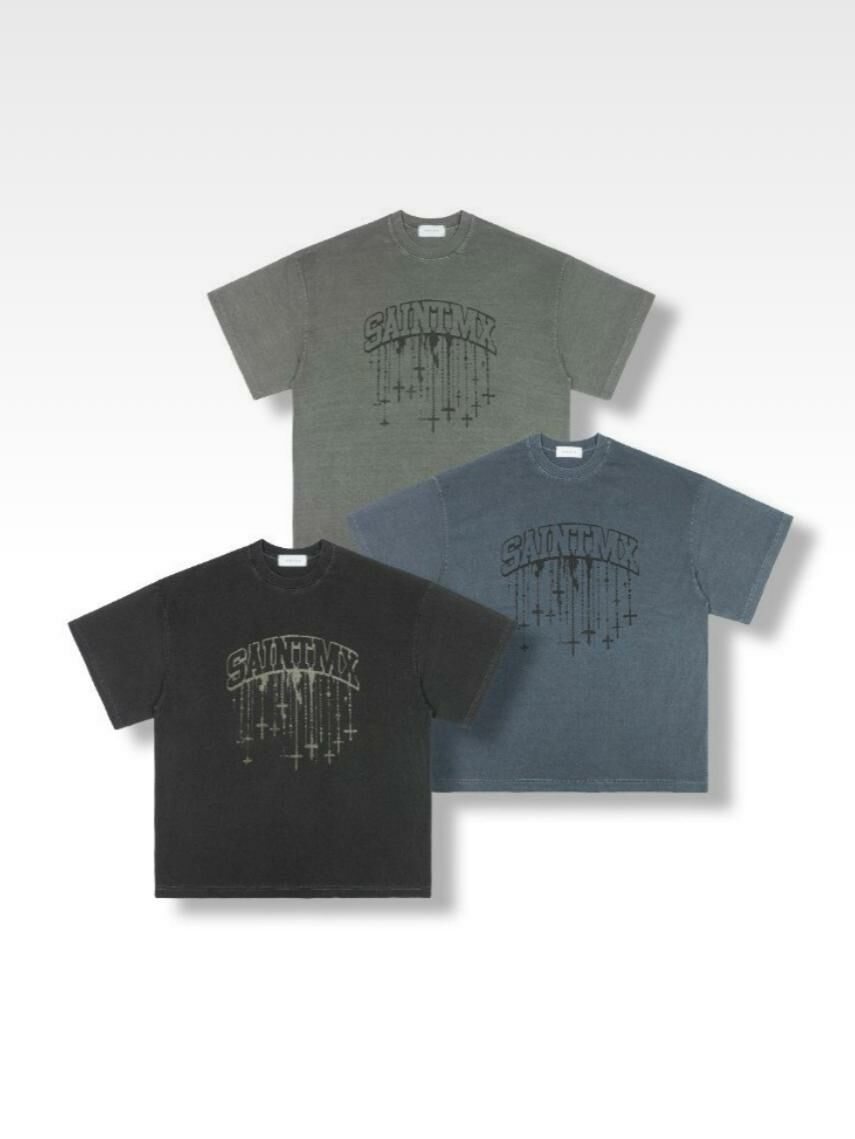 洗水英文字短袖Tee 40324-011T