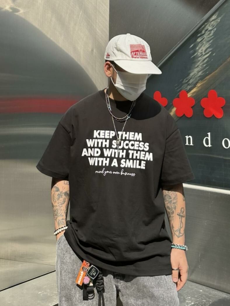 英文字短袖Tee 40324-012T