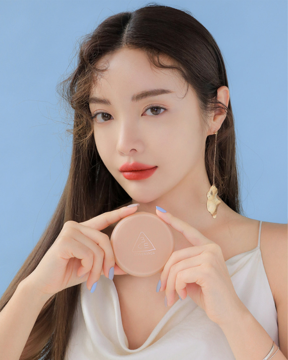 3CE 柔霧持妝氣墊粉底連補充裝 SPF45 PA++