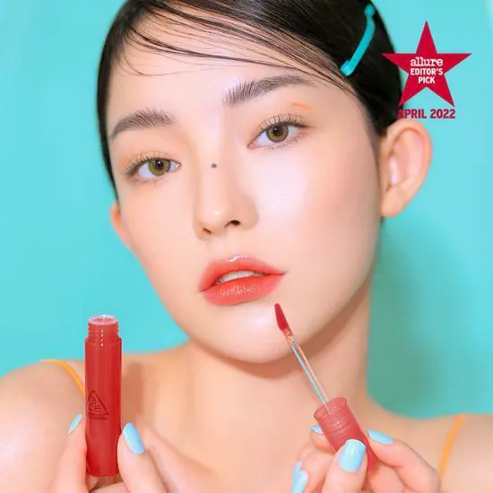 3CE 糖光水潤光澤染唇釉【4款色號】