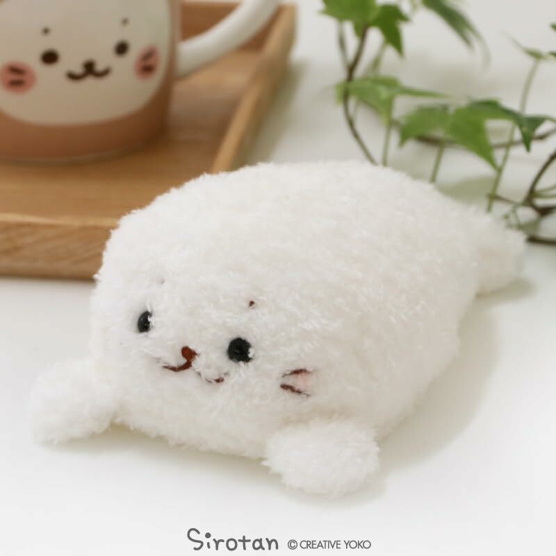 Sirotan 絨毛娃娃 手心小白  手掌尺寸 16cm