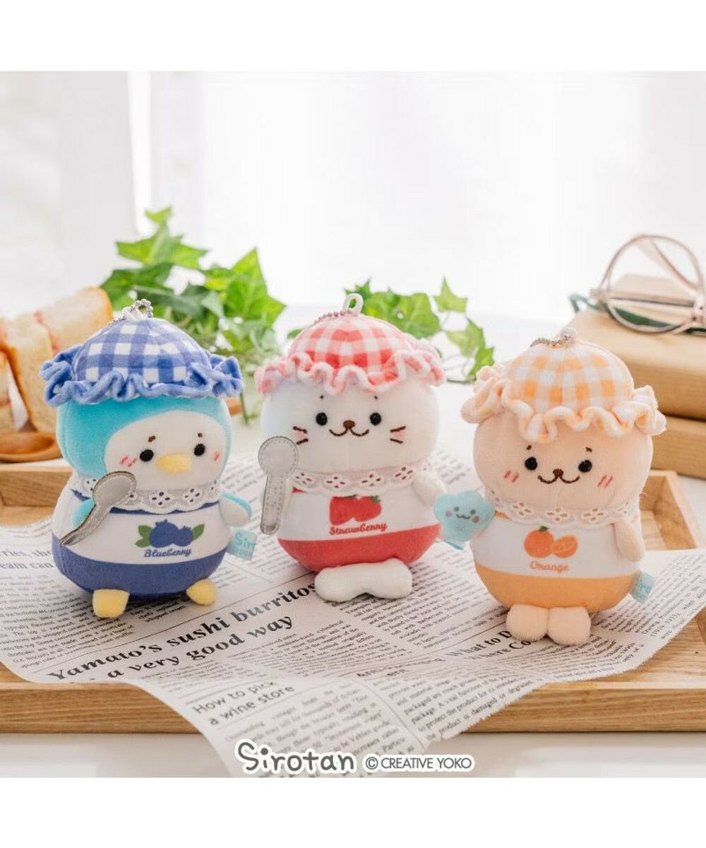 Sirotan 絨毛娃娃 果醬系列  (草莓醬 小白、桔子醬 Rakkoinu、 藍莓醬 Ramune ) 甜蜜上市