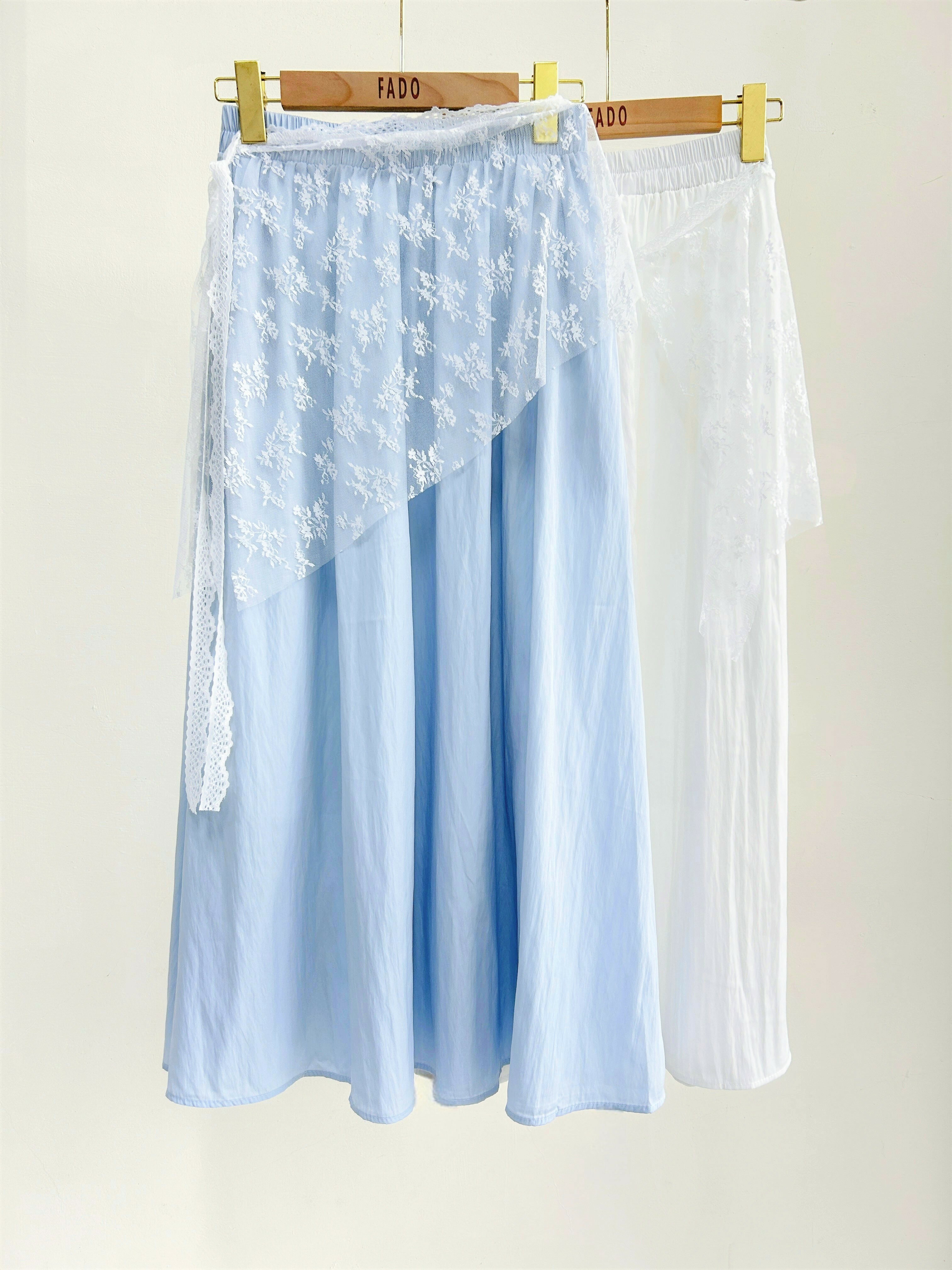 法朵Fado shop｜ 附蕾絲屁簾 + 長裙 (兩件套) 4733022