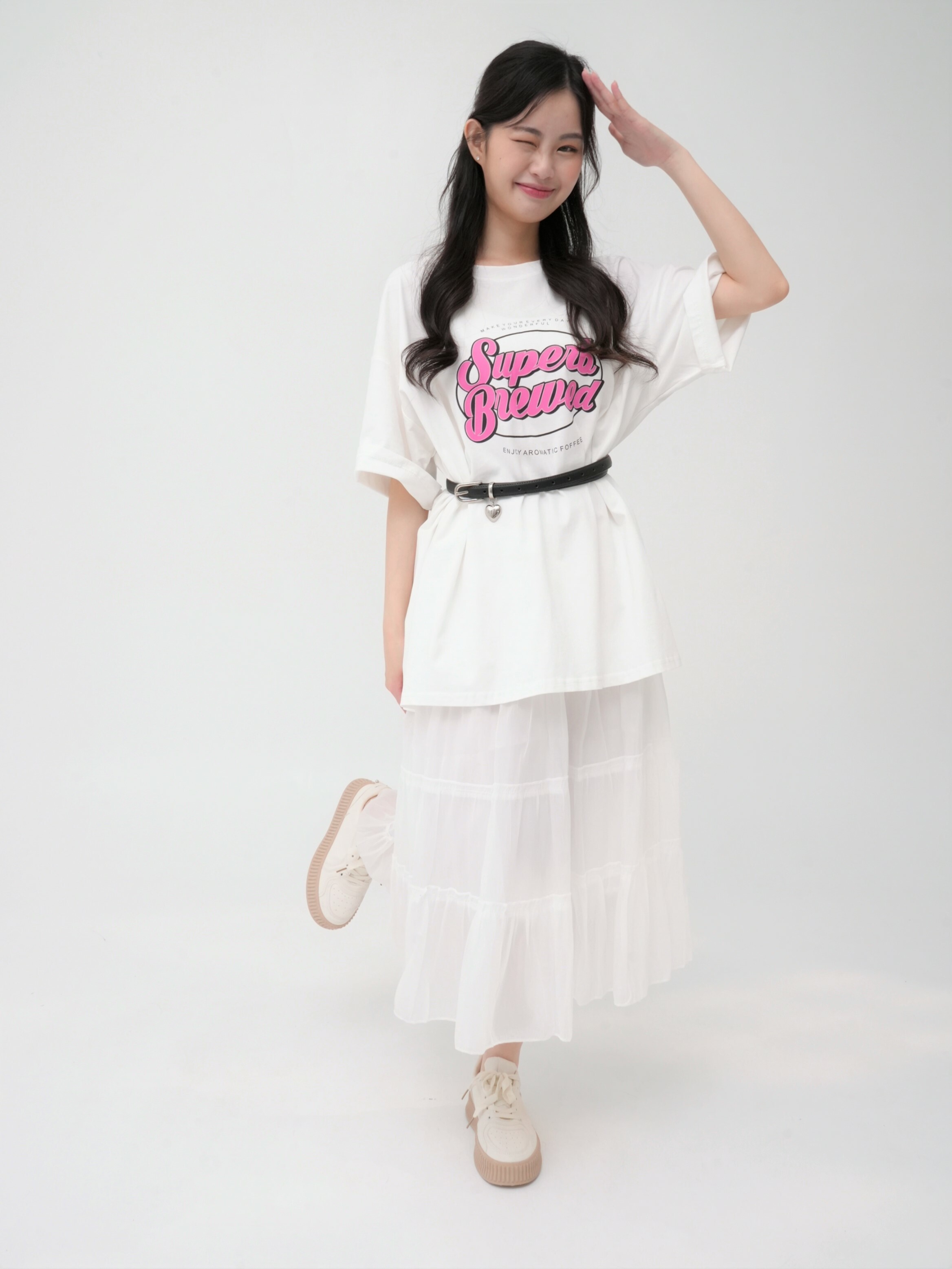 法朵Fado shop｜ 美式字母圓領棉T 0213114