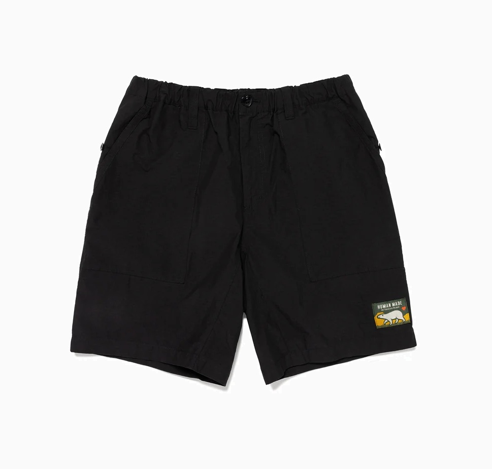 HUMAN MADE 2025 NYLON SHORTS - BLACK PRE ORDER ITEM (預訂中)