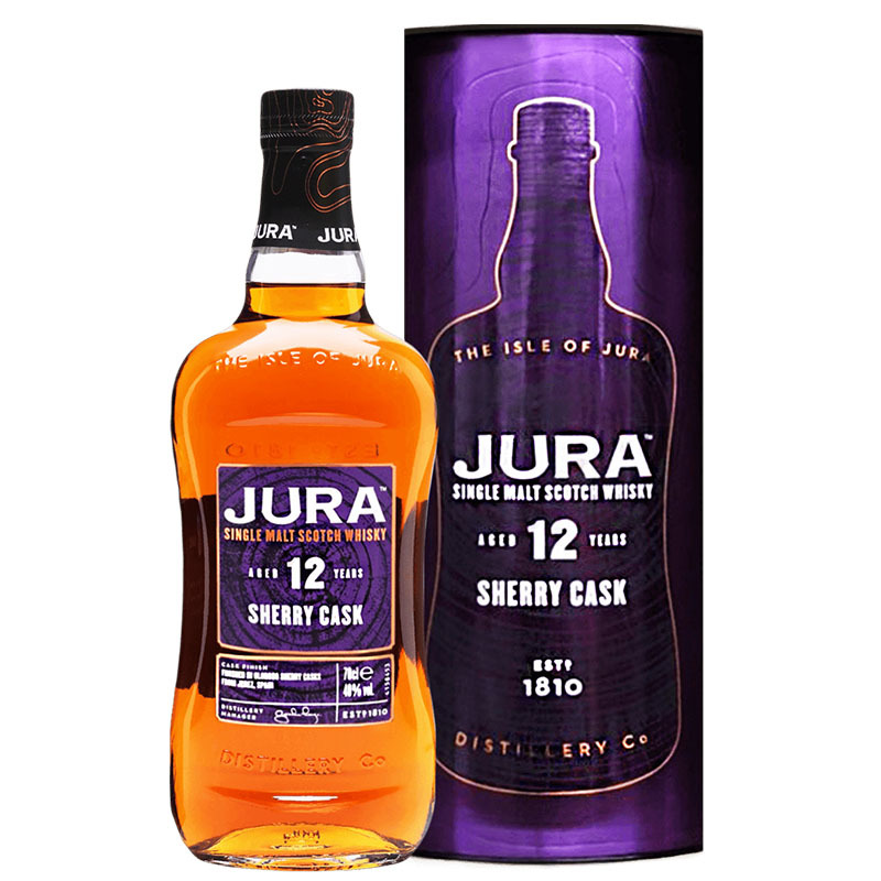 Jura 12 Years Sherry Cask Whisky 吉拉12年雪莉桶單一純麥威士忌 (紫盒)