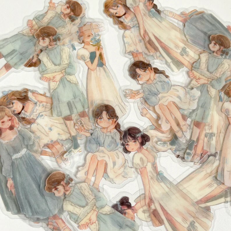 Carriedraw - Korner Girls Sticker 24pcs