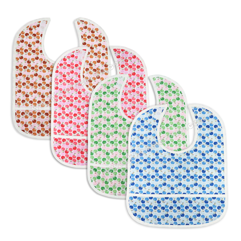 3條裝 大人防水有袋圍兜