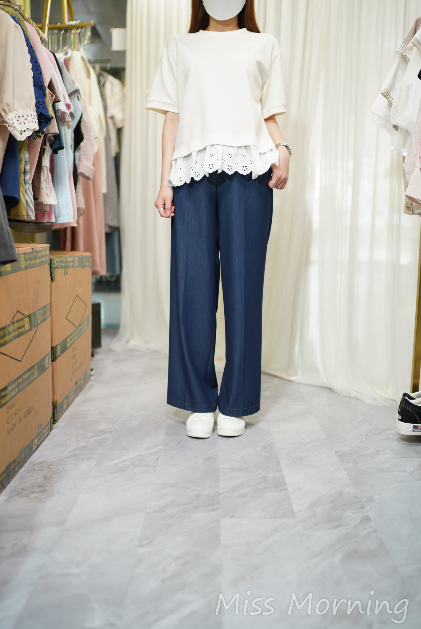 拼通花假2件Top(14551)