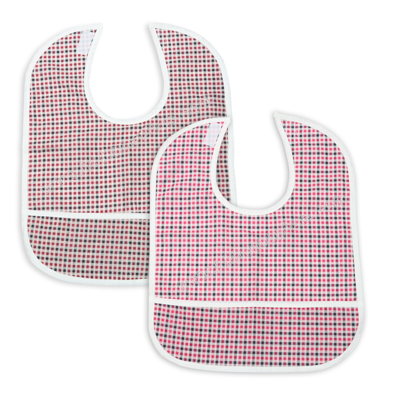 3條裝 大人防水有袋圍兜