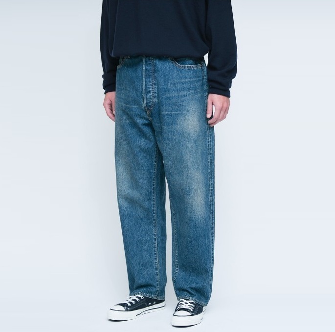 LAST PCS: A.PRESSE 2025 NO.2 WASHED DENIM PANTS (AP-4008) - INDIGO SIZE 36 PRE ORDER ITEM (預訂中)
