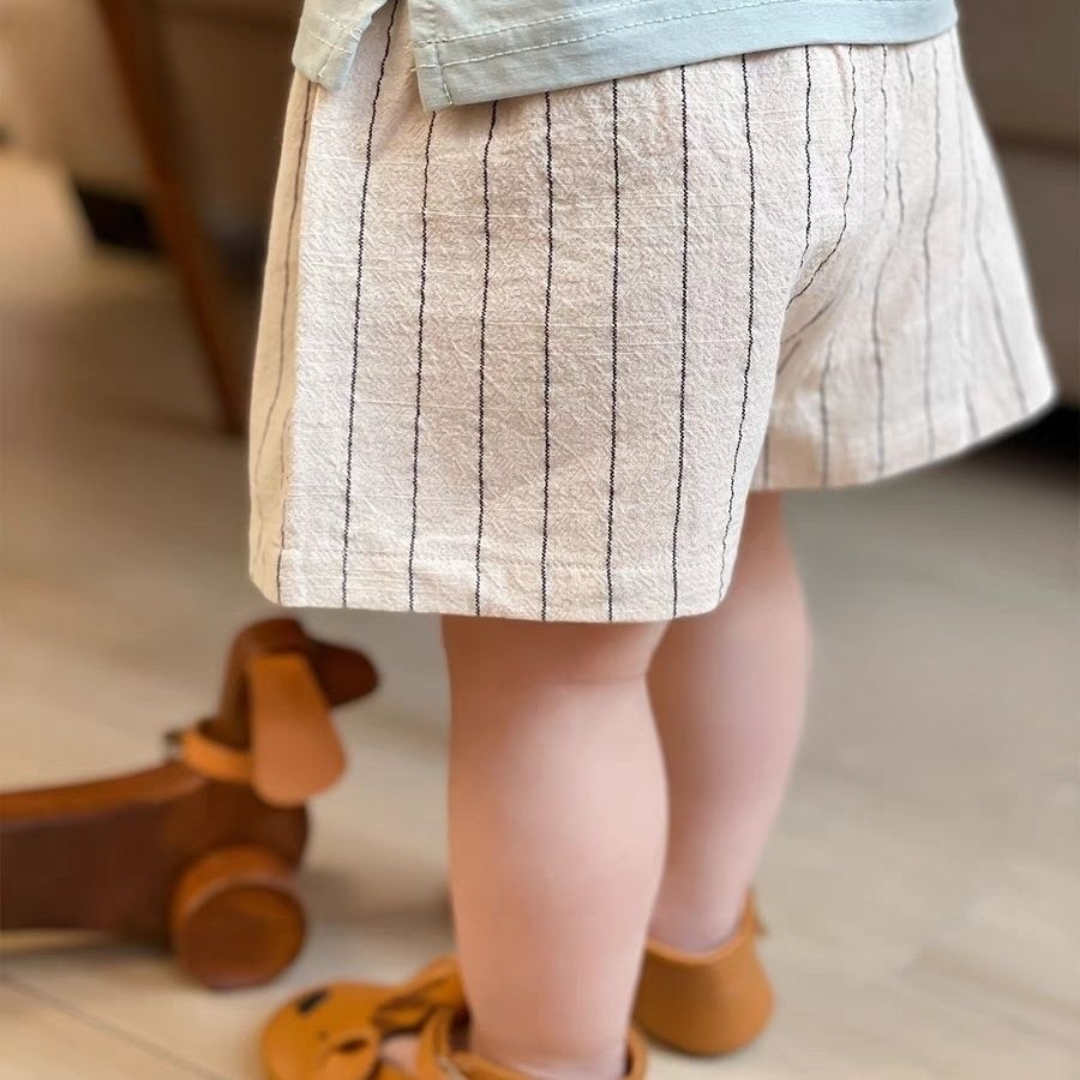 25夏 北歐棉麻小短褲（兩款）