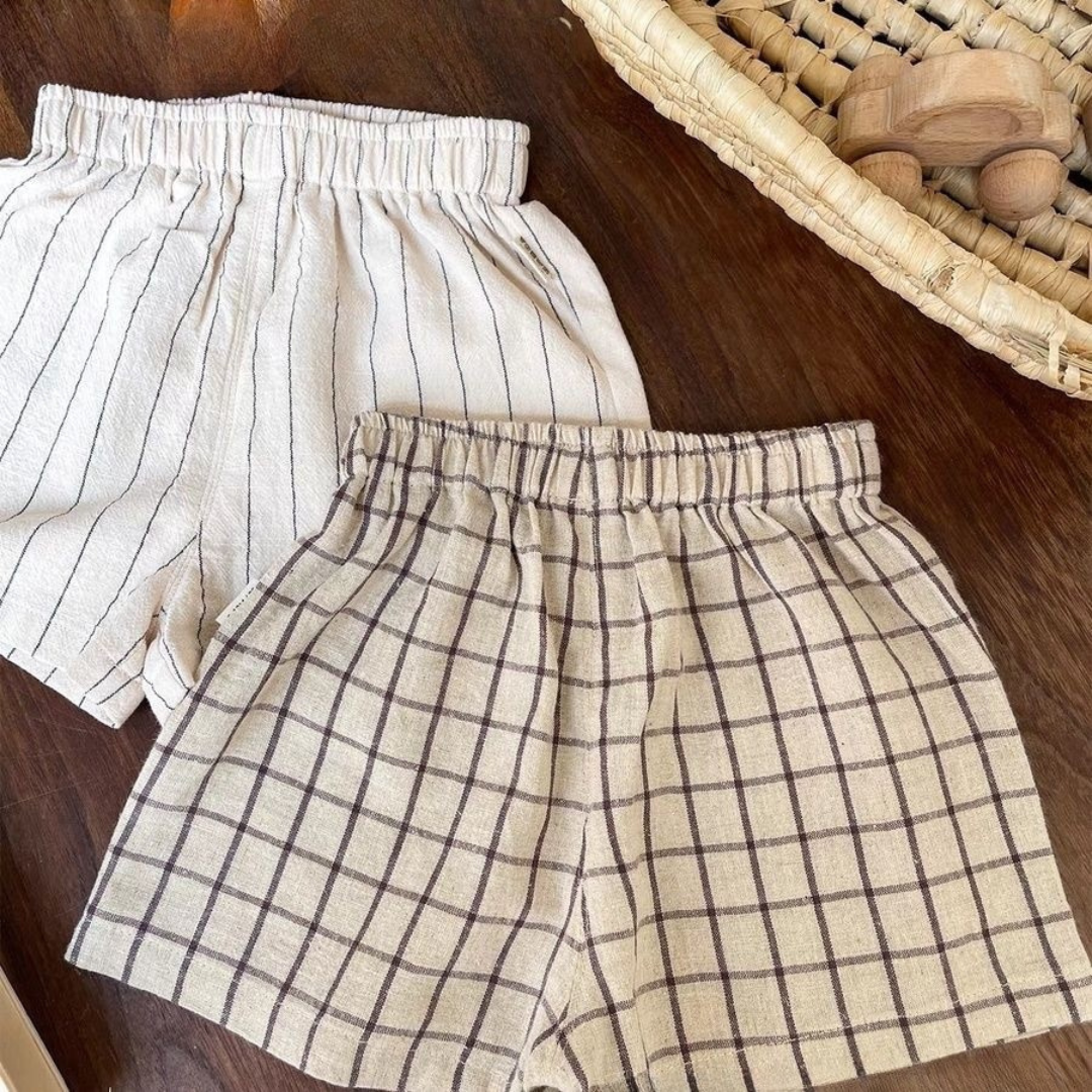 25夏 北歐棉麻小短褲（兩款）
