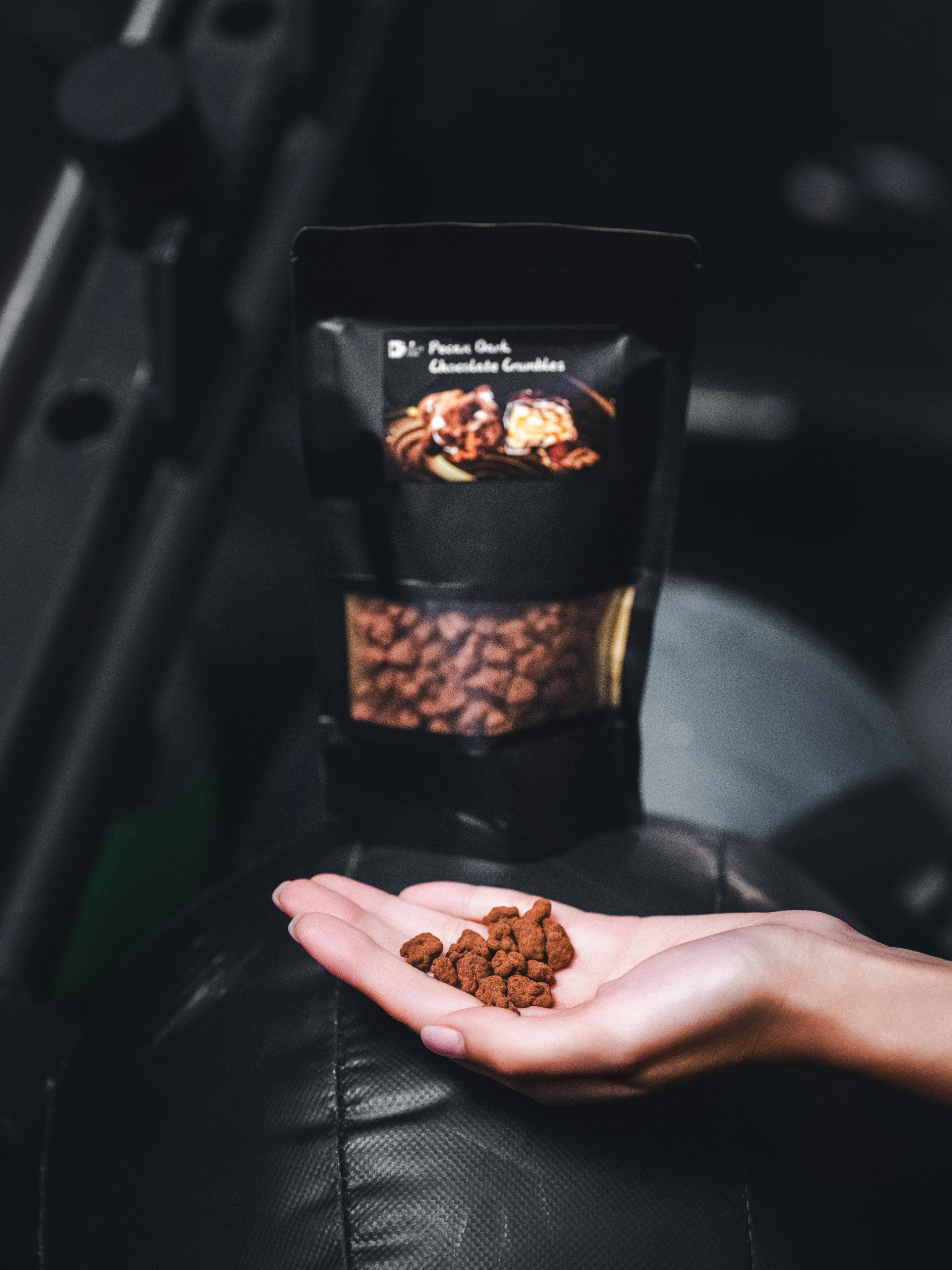 Pecan Dark Chocolate Crumbles (100g)