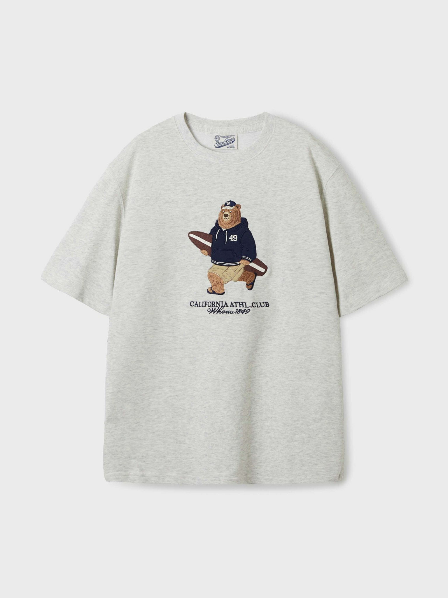 【WHO.A.U】Steve Patch Short Sleeve T-shirt WHO.A.U - Steve Patch Short Sleeve T-shirt_WHRAE2353U
