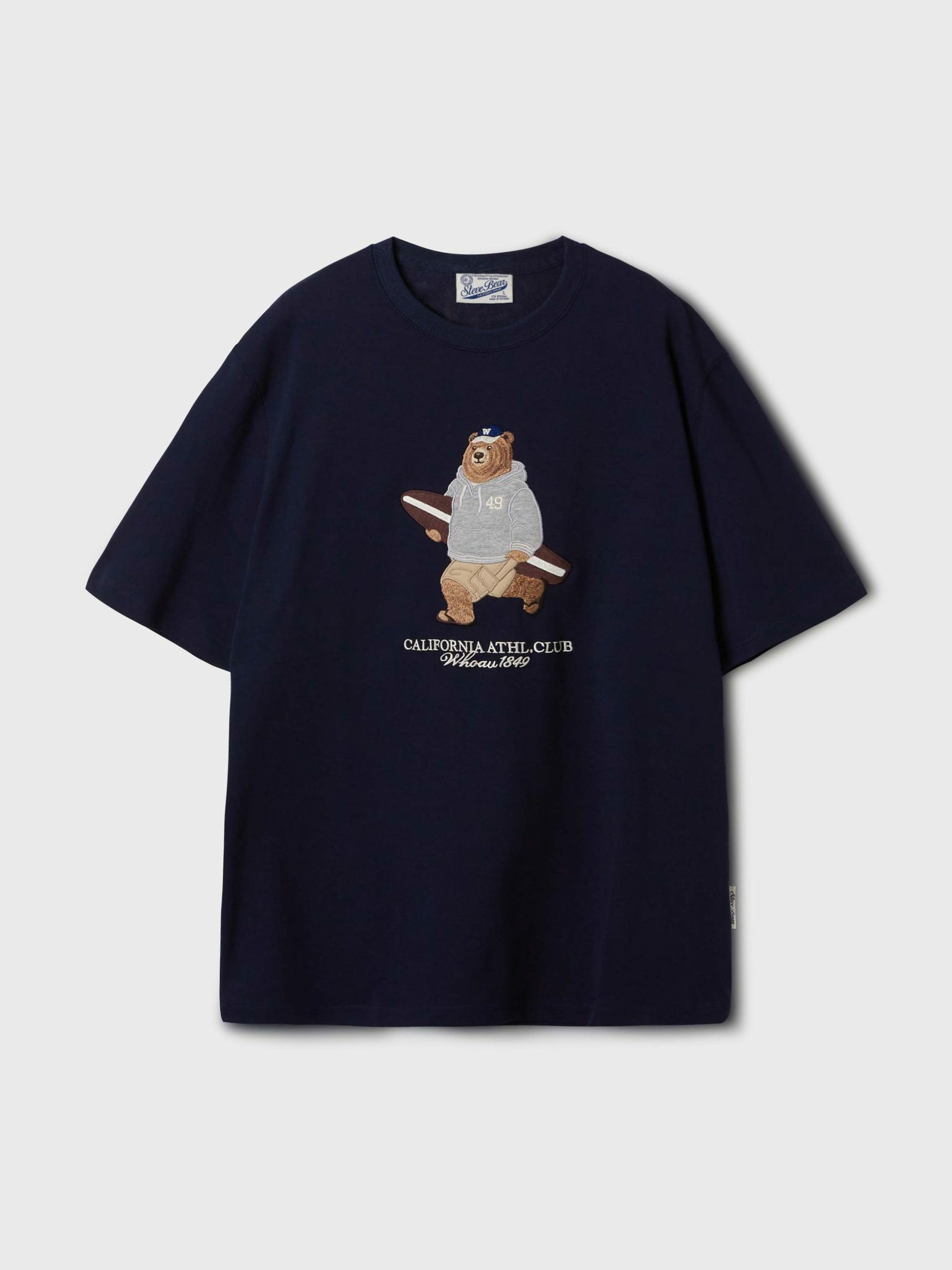 【韓国WHO.A.U フーアーユー】Steve Patch Short Sleeve T-shirt 韓國WHO.A.U Steve Patch Short Sleeve T-shirt 短TEE