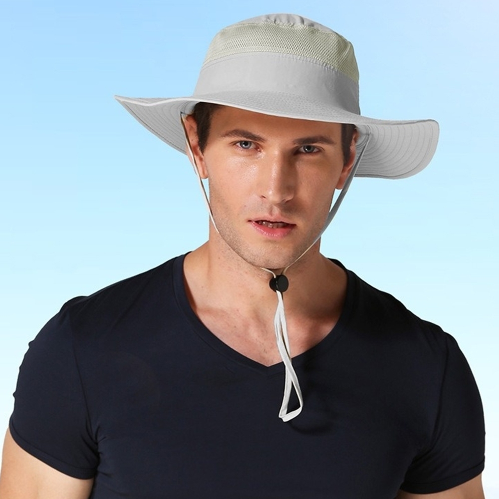 帽子 男生帽子 登山帽 漁夫帽 大帽檐漁夫帽 女生帽子 戶外帽 遮陽帽 休閒帽 工裝帽 多功能 防紫外線 防曬帽 045