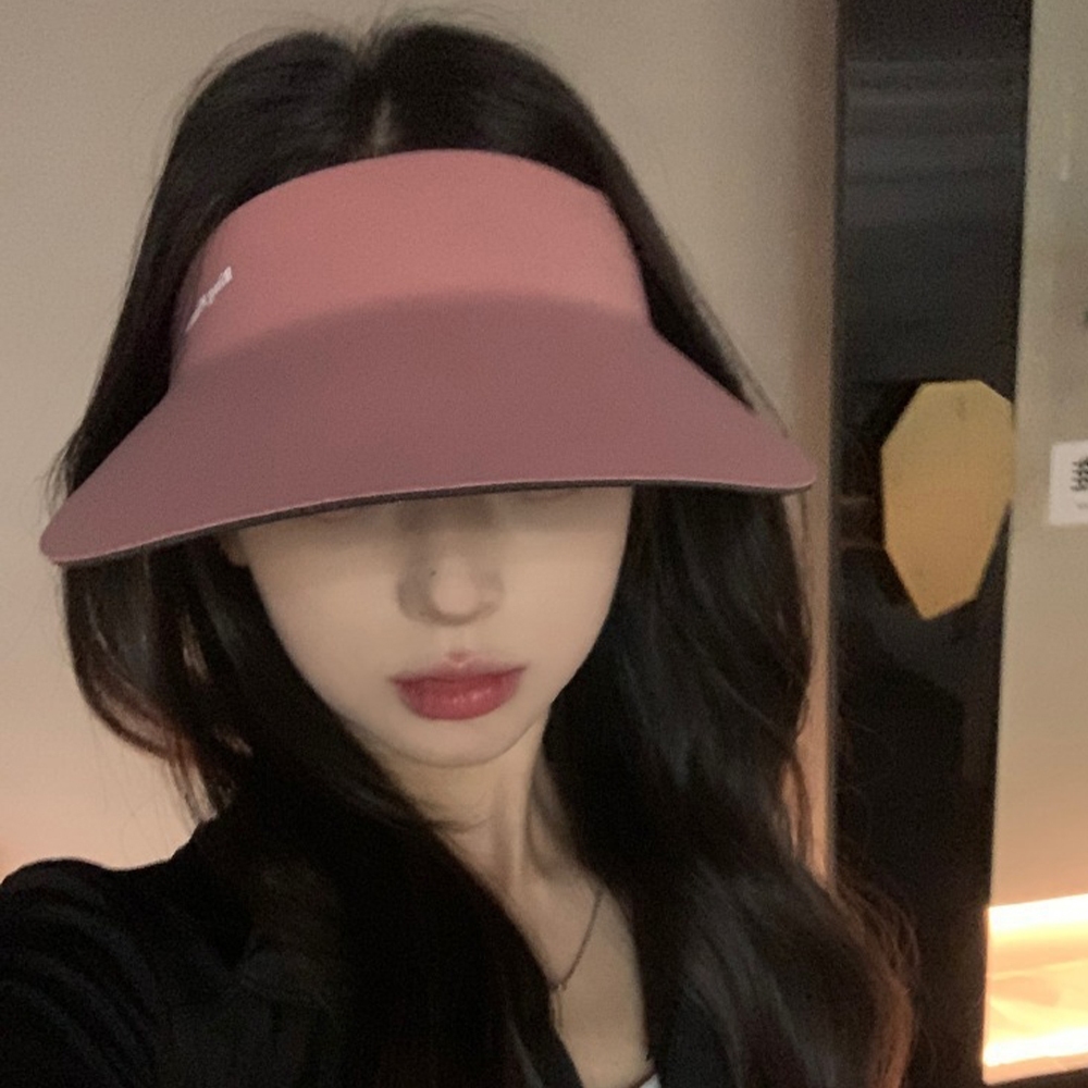 帽子 遮陽帽 防曬帽 太陽帽 空頂帽 女帽 女生帽子 冰絲 無痕 韓國遮陽帽 戶外帽 大帽檐 防紫外線 戶外遮陽 040