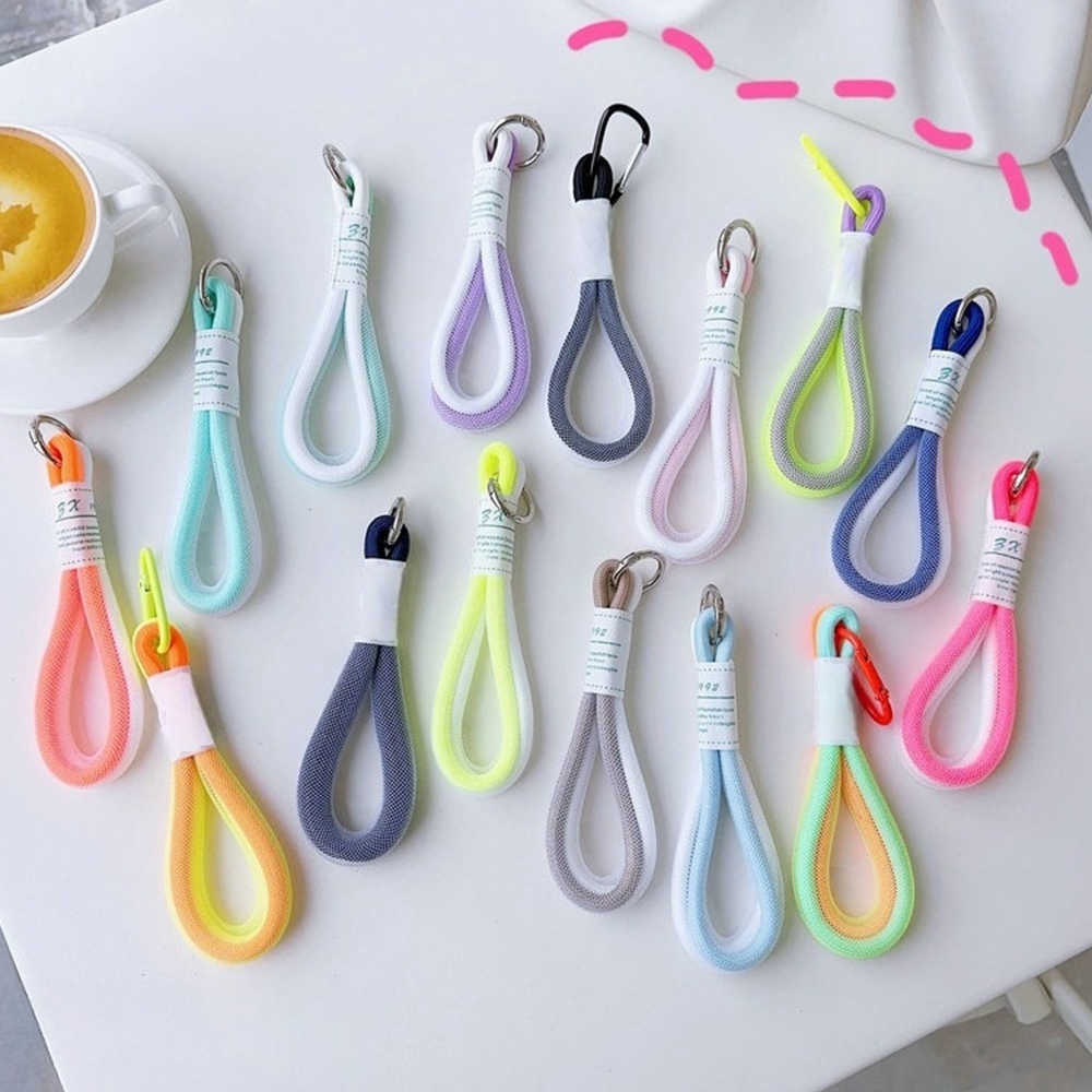 手機掛繩 編織掛繩 吊飾 手腕掛繩 證件套掛繩 手機殼掛繩 鑰匙圈 掛件 吊繩 鑰匙扣 手腕帶 繩扣 多巴胺 032