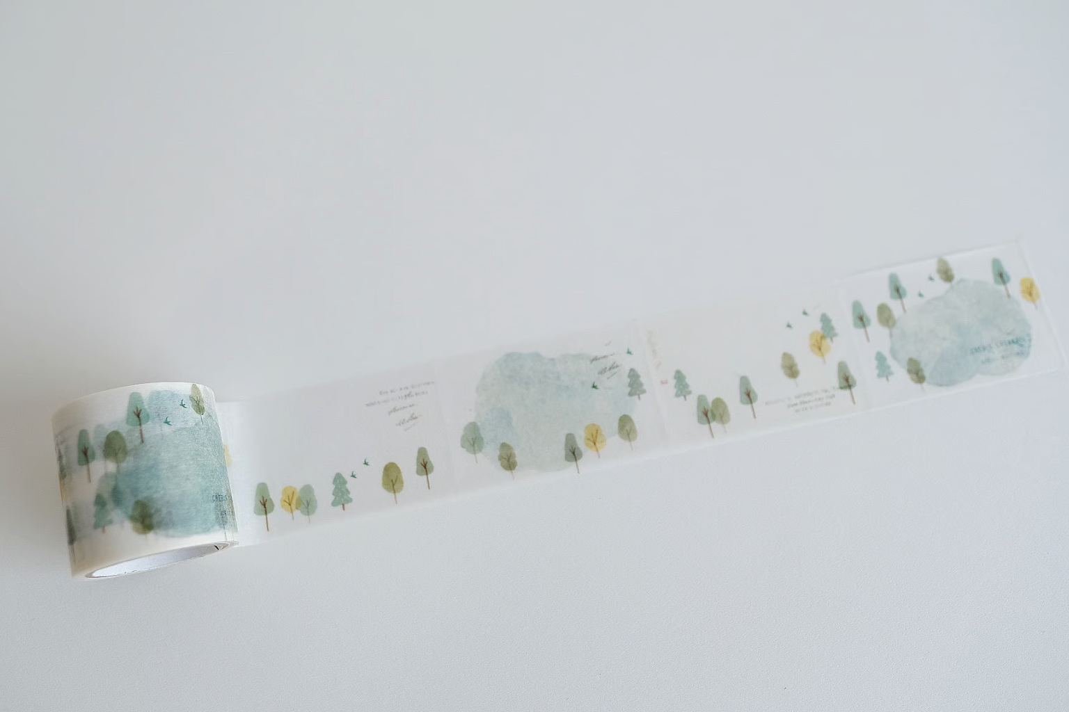 小樹 捲狀便利貼 描圖紙貼紙 R-010｜日本 yohaku