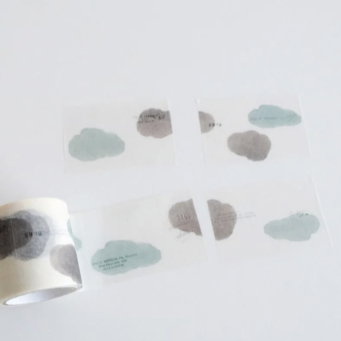 天空之旅 捲狀便利貼 描圖紙貼紙 R-011｜日本 yohaku