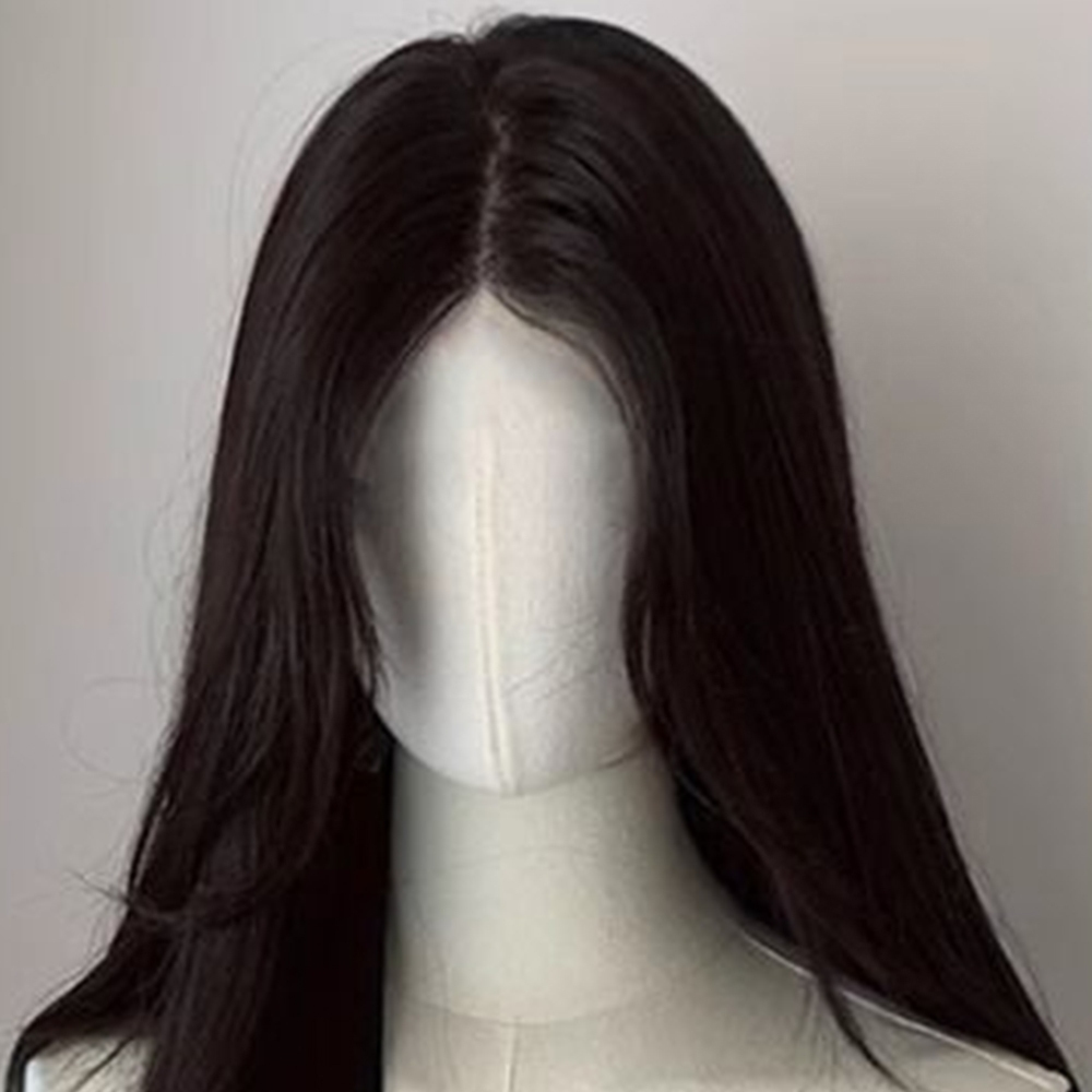 假髮 長假髮 長捲假髮 整頂假髮 全頭套式 角色扮演 直髮假髮 女生假髮 自然黑假髮 仿真髮 自然中分假髮 禮物 045