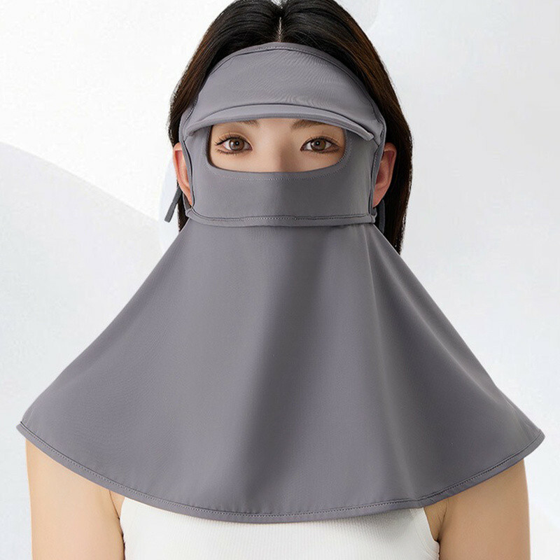 帽子 女生帽子 防曬 面罩 騎車面罩 臉部防曬 防紫外線 透氣 防曬頭巾 護頸 防曬口罩 凉感 遮陽帽 臉罩 066