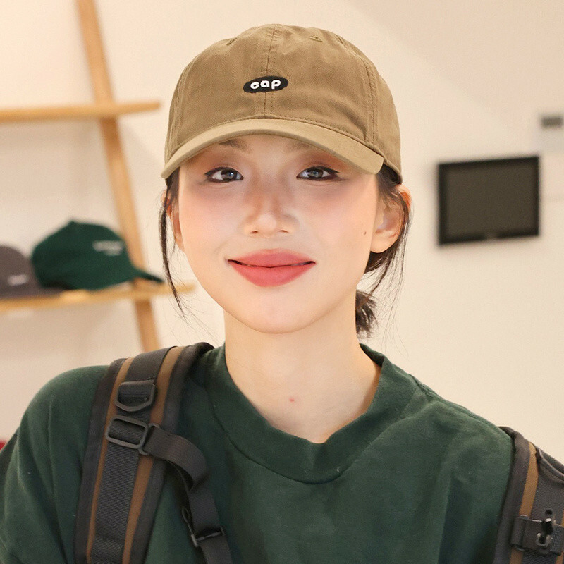 帽子 女生帽子 老帽 遮陽帽 防曬帽 鴨舌帽 防紫外線 日系 美式 情侶帽 刺繡 棒球帽 顯臉小帽子 女帽 男帽 065