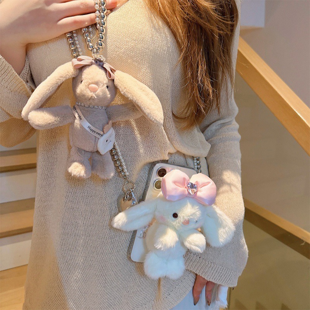 手機吊繩 手機掛繩 手腕繩 禮物 手機背帶 斜背 手機背帶掛繩 吊飾 兔子 送女友 閨蜜禮物 手機 防丟繩 掛脖 023
