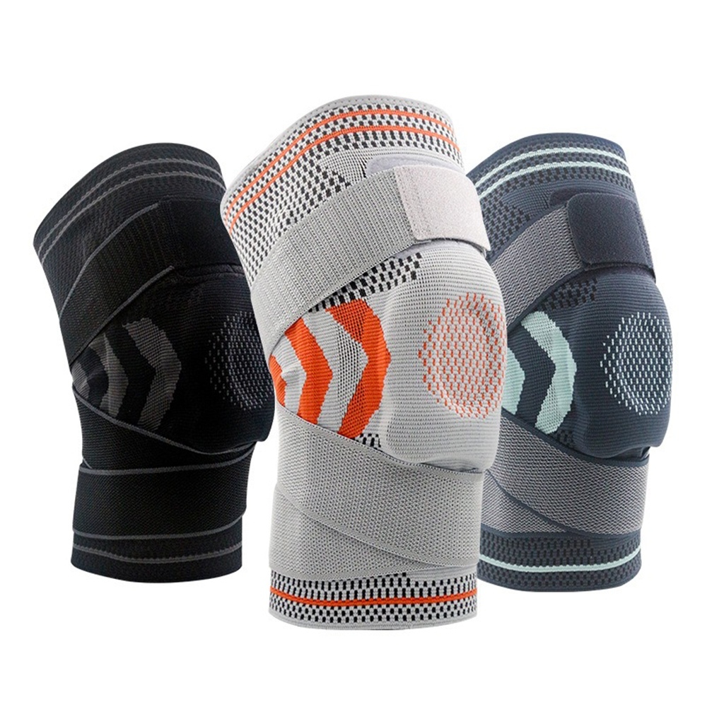 護膝 加壓護膝 運動護具 透氣護膝 運動護膝 膝蓋護具 籃球 跑步 護腿裝備 健身 腿套 防滑 運動 男女通用 011