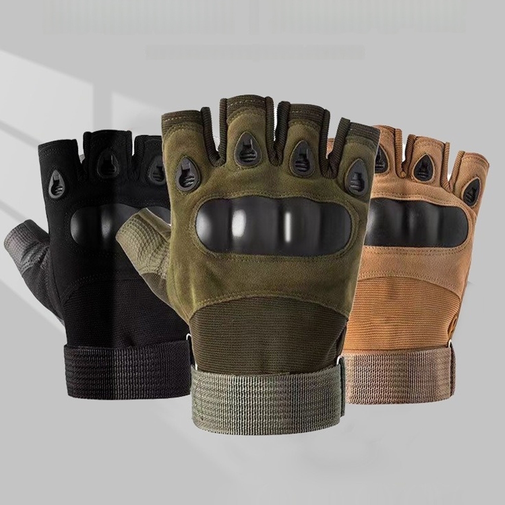 手套 半指手套 騎車手套 戰術手套 男女通用 防護手套 男手套 運動護具 健身 騎行手套 登山 攀岩 減震 透氣 007