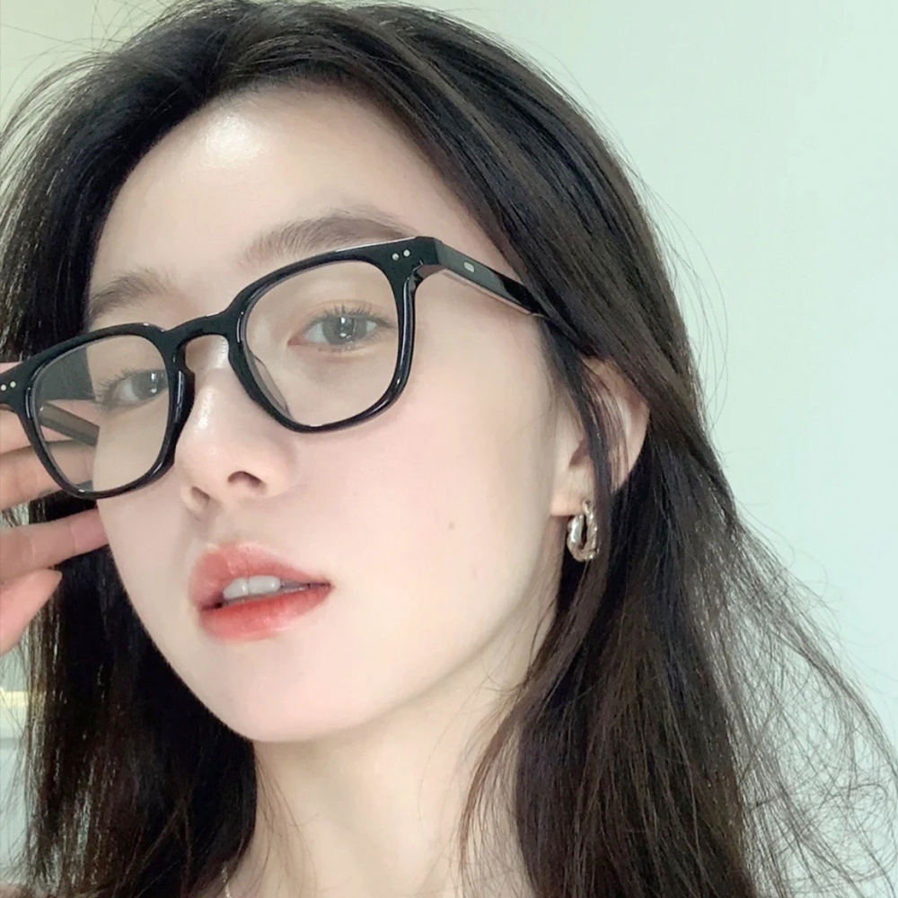 眼鏡 方框眼鏡 黑框眼鏡 ins風 眼鏡框 眼鏡架 女生眼鏡 韓版眼鏡 小臉神器 素顏眼鏡 眼鏡女 無度數眼鏡 044