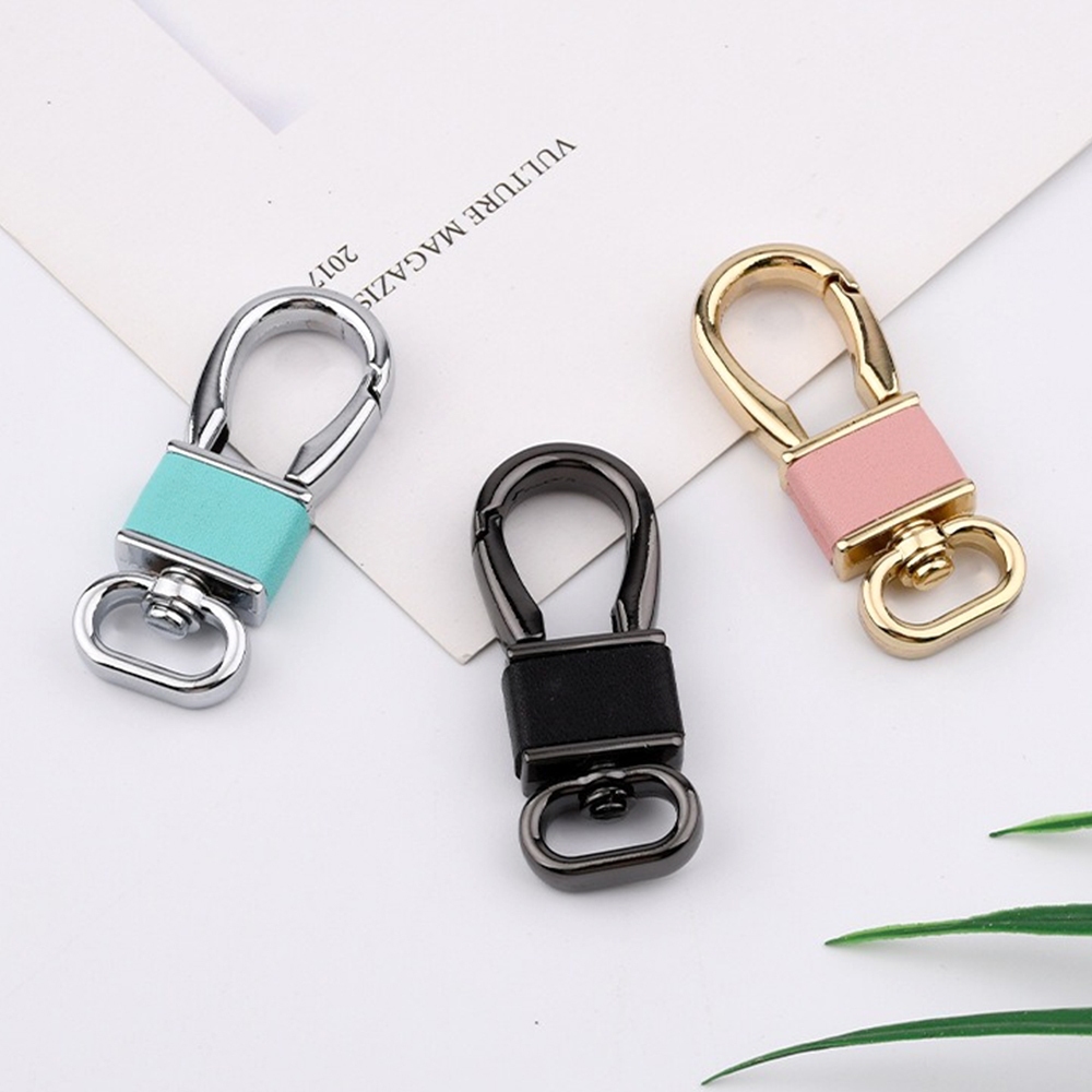 皮革 汽車鑰匙扣 馬卡龍色 鑰匙圈 個性 腰扣 箱包掛扣 鉤扣 連接環 彈簧扣 金屬掛勾 合金鑰匙圈 簡約 隨身 009