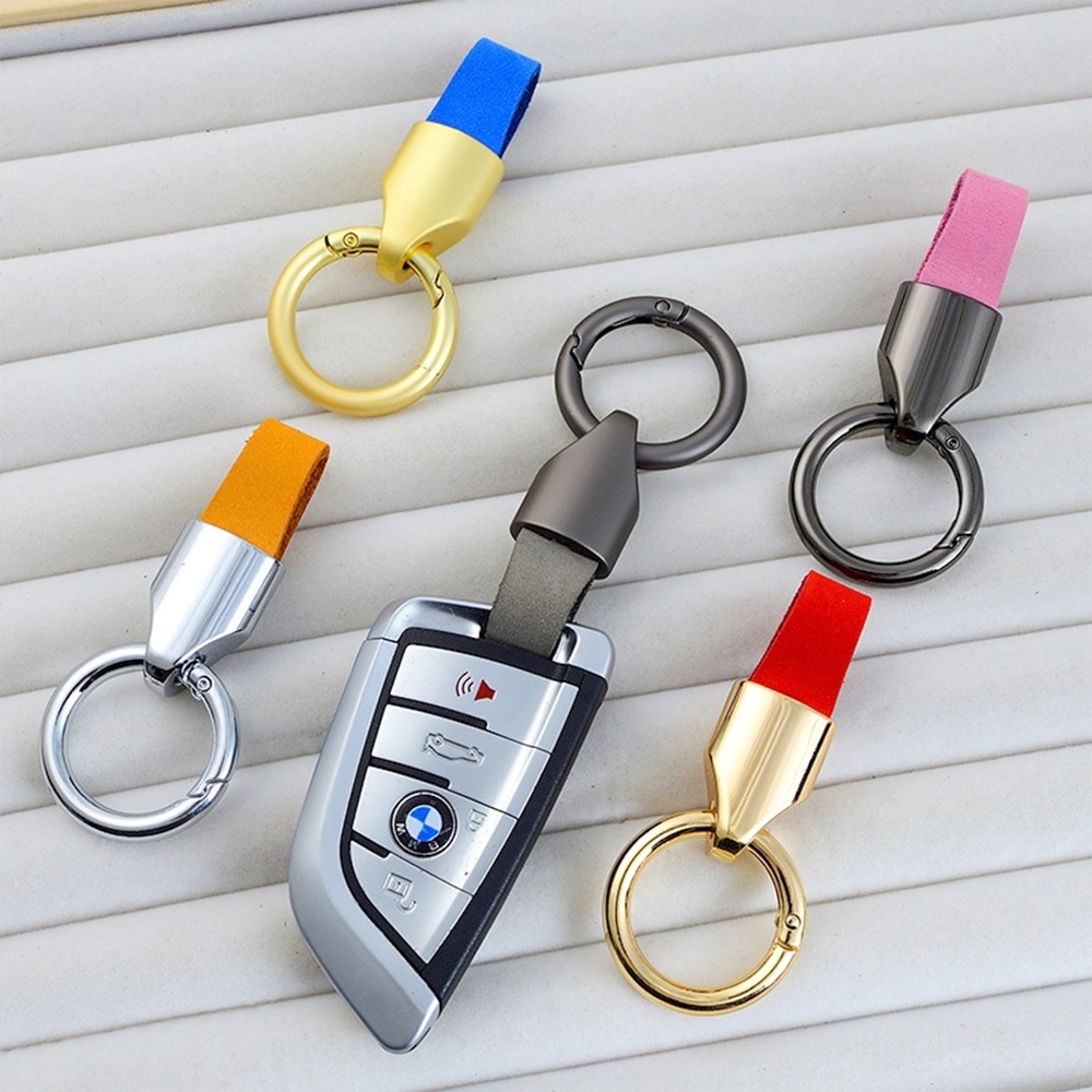 皮革 鑰匙圈吊飾 汽車鑰匙扣 簡約 輕奢 真皮鎖匙扣 鑰匙防丟 隨身 背包扣環 鑰匙圈 鉤扣 合金鑰匙圈 實用小物007