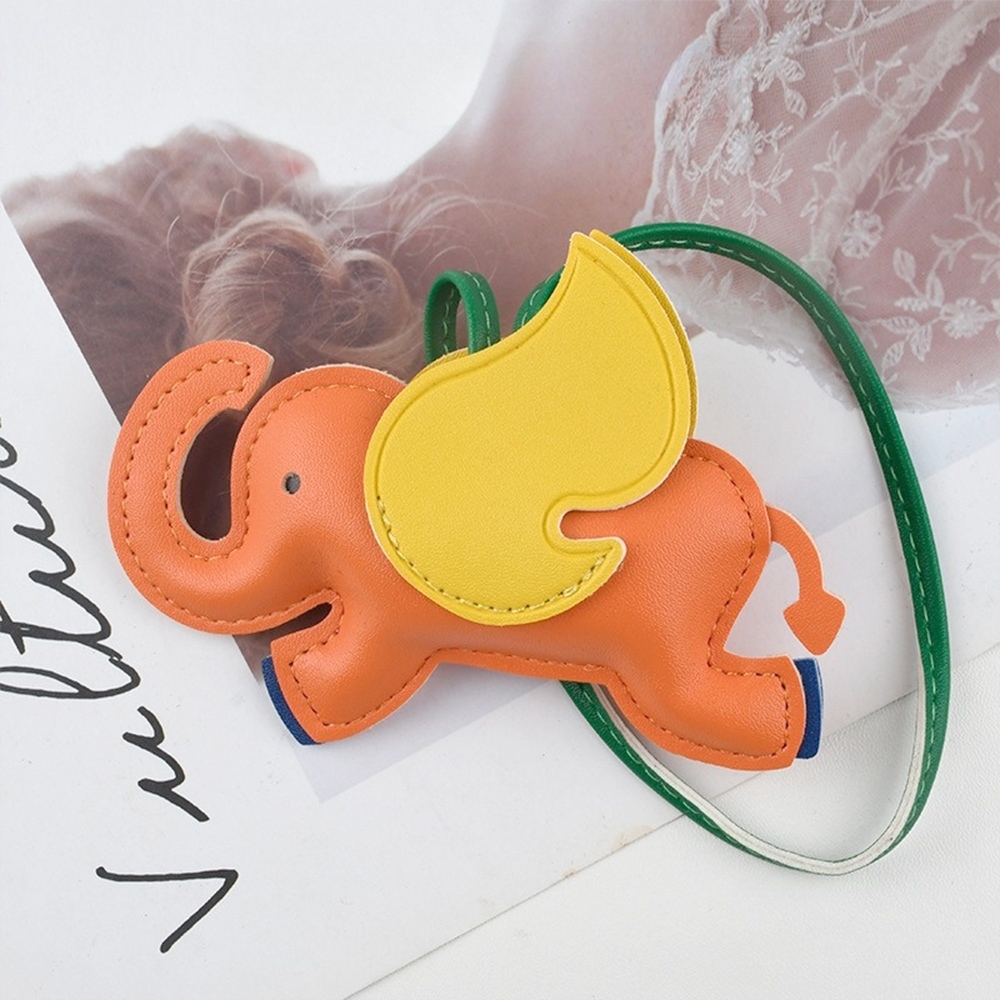 皮革 鑰匙圈吊飾 鑰匙扣 小飛象吊飾 包包 配件 卡通吊飾 造型鑰匙圈 手工藝品 吉祥物 立體吊飾 可愛小物 禮物006